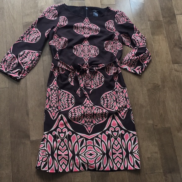 Ann Taylor Mid-sleeve dress with tie waist ❤️ - Picture 1 of 5